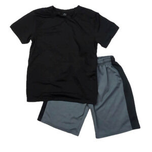 Resinta Boys Black | Gray Apparel Sets size: 8-10 Years